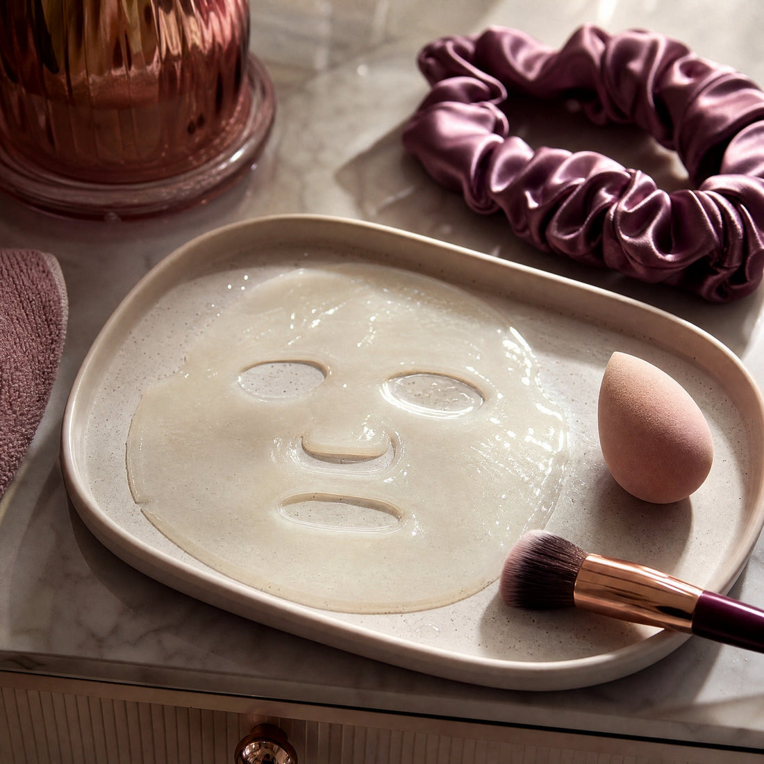 Veridian Skin School featured image for Can You Wear Hydrogel Masks Under Makeup?