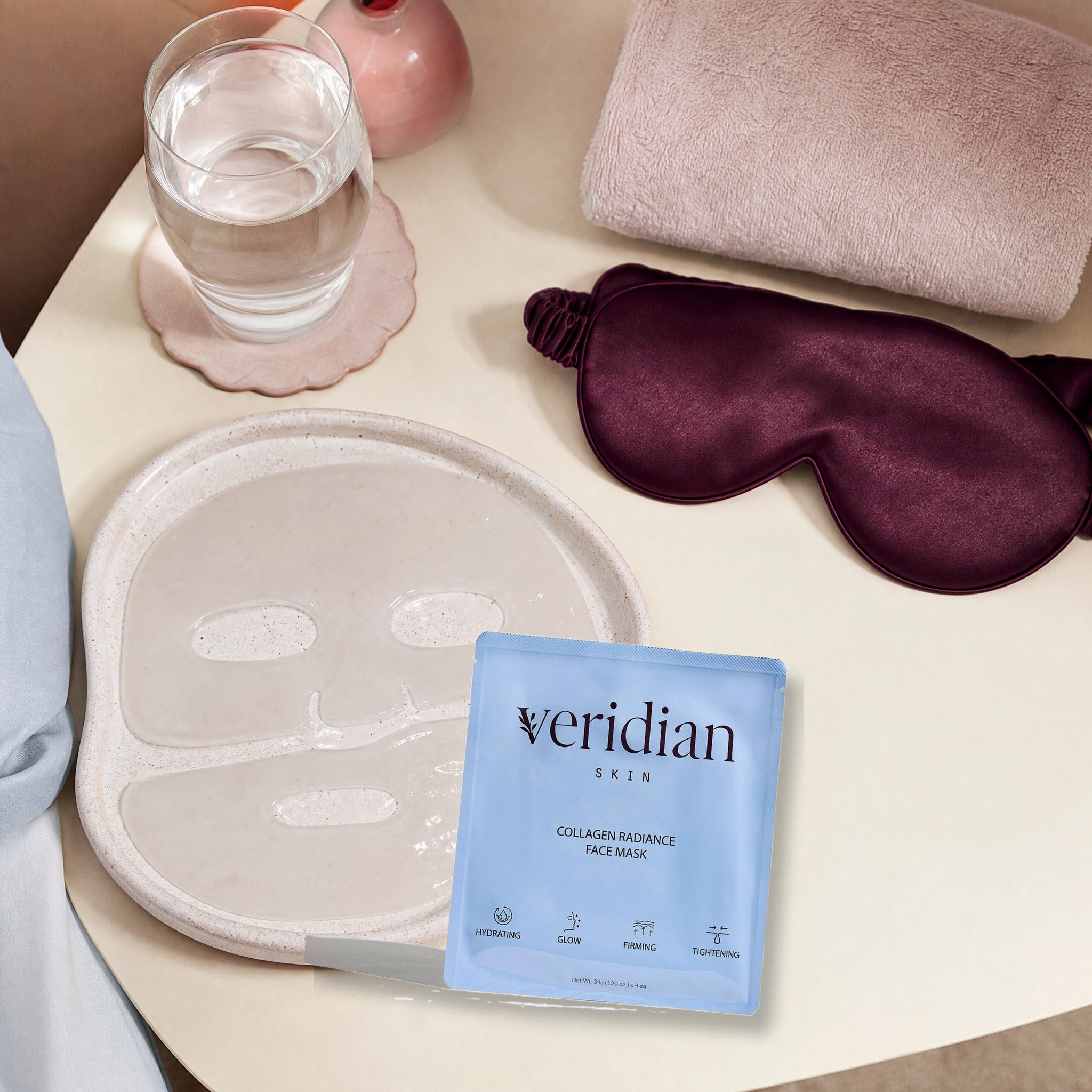 Veridian Skin School featured image for How to Use a Hydrogel Collagen Mask Overnight